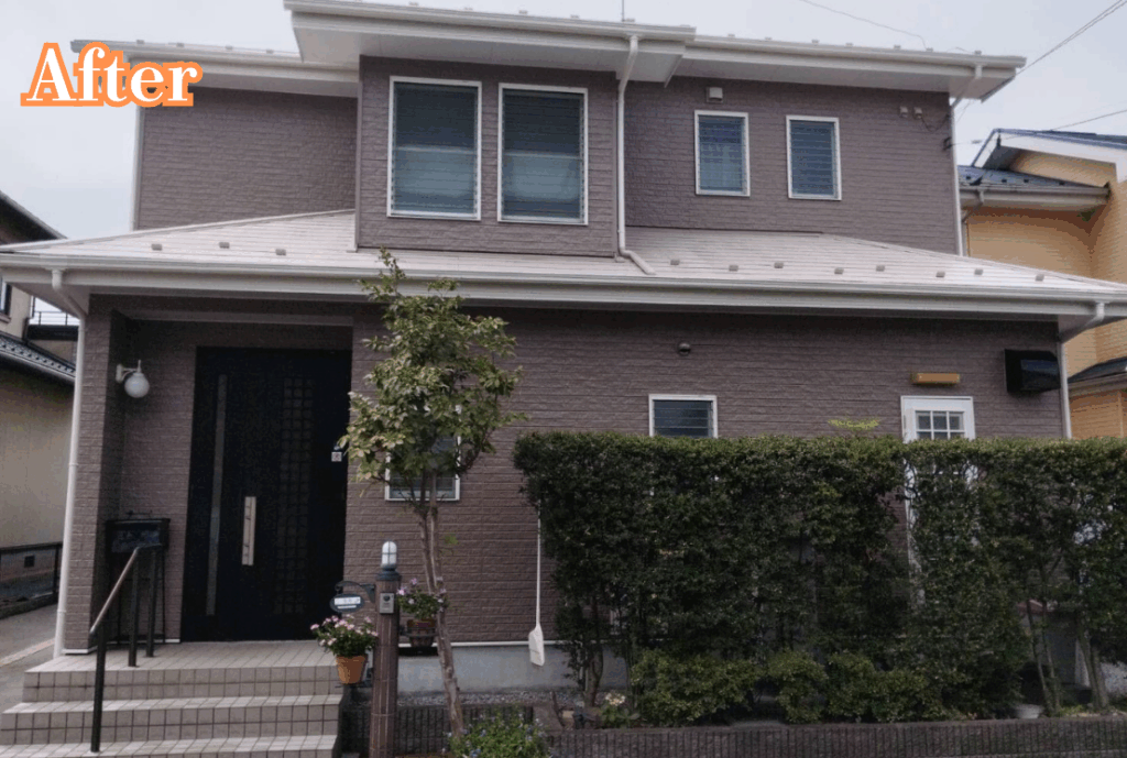 杉戸町外壁塗装後